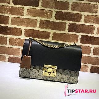 GUCCI Padlock Mini Bag (Brown Gram Brown) 409486 - 1