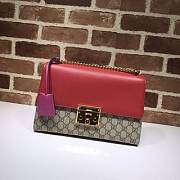 GUCCI Padlock Mini Bag (Brown Red) 409486 - 1