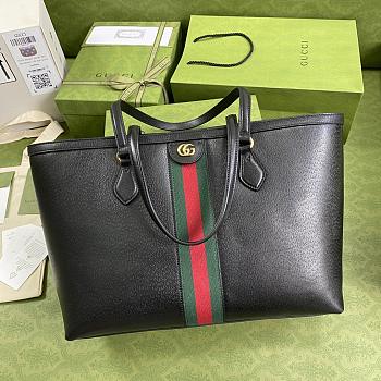 GUCCI Ophidia medium tote (Black leather) ‎631685 CWG1A 1060