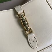 Gucci Jackie 1961 mini shoulder bag (ivory leather) 637091 size 19cm - 2