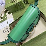 GUCCI Horsebit 1955 Shoulder Bag (Grass Green_Green) 602204 - 5