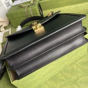 GUCCI Ophidia small top handle bag with web (Black leather) ‎651055 DJ2DX 1060 - 6