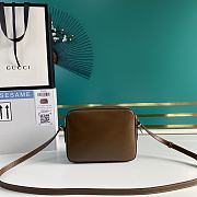 GUCCI Horsebit 1955 small shoulder bag (Brown leather) 645454 1DB0G 2361 - 2