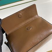 GUCCI Horsebit 1955 small shoulder bag (Brown leather) 645454 1DB0G 2361 - 5