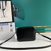 GUCCI Horsebit 1955 small shoulder bag (Black leather) 645454 1DB0G 1000 - 3