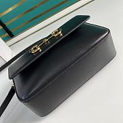 GUCCI Horsebit 1955 small shoulder bag (Black leather) 645454 1DB0G 1000 - 5