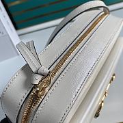 GUCCI Horsebit 1955 small shoulder bag (White leather) 645454 1DB0G 9022 - 4