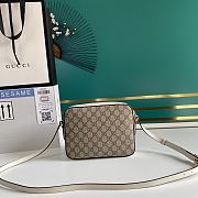 GUCCI Horsebit 1955 small shoulder bag (White leather details) 645454 92TCG 9761 - 2