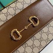 GUCCI Horsebit 1955 small shoulder bag (Brown leather details) ‎645454 92TCG 8563 - 3