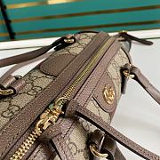 GUCCI Ophidia GG small Boston bag (Brown) 602577 96IWB 8745 - 3