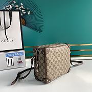 GUCCI GG shoulder bag with leather details (Beige_Ebony) 626363 92TDN 8358 - 2