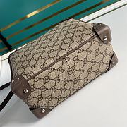 GUCCI GG shoulder bag with leather details (Beige_Ebony) 626363 92TDN 8358 - 5