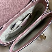GUCCI Dollar Calfskin Interlocking G Small Crossbody Bag (Pink leather) 607720 - 2