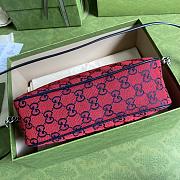 GUCCI GG Marmont Multicolour small shoulder bag (Red canvas) ‎447632 - 2