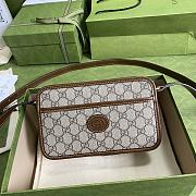 GUCCI Mini bag with Interlocking G (Brown) 658572 92TCG 8563 - 1