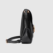 GUCCI Small messenger bag with Double G (Black leather) 648934 1U10T 1000 - 6