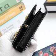 GUCCI Horsebit 1955 card case wallet (Black leather) ‎621887 0YK0G 1000 - 5