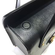 GUCCI Horsebit 1955 small top handle bag (Black leather) 627323 - 6