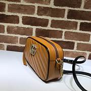 GUCCI GG Marmont small matelassé shoulder bag (Yellow grams) 447632 - 2