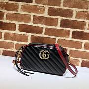 GUCCI GG Marmont small matelassé shoulder bag (Red grams) 447632 - 1