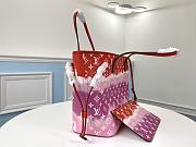 LV Escale Neverfull MM (Red_Pink) M45127 Size 31x 28.5 x 17 cm - 6