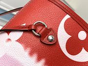 LV Escale Neverfull MM (Red_Pink) M45127 Size 31x 28.5 x 17 cm - 2