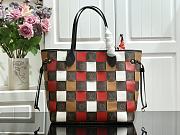 LV Neverfull (Woven Red) M40993 Size 31 x 28.5 x 17 cm - 2