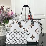 LV Neverfull Big Letter (White) M41177 - 1