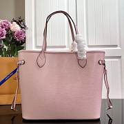 LV Neverfull MM (Pink Leather) M54185 - 4