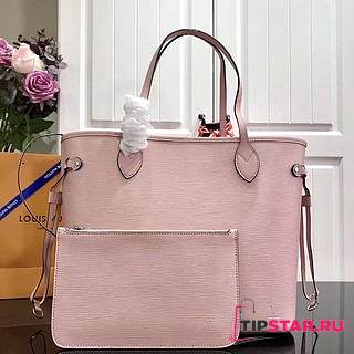 LV Neverfull MM (Pink Leather) M54185 - 1