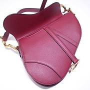 Dior Saddle (Amaranth Grained Calfskin) M0446CBAA_M42R - 2