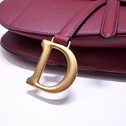 Dior Saddle (Amaranth Grained Calfskin) M0446CBAA_M42R - 4