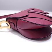 Dior Saddle (Amaranth Grained Calfskin) M0446CBAA_M42R - 6