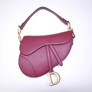 Dior Saddle (Amaranth Grained Calfskin) M0446CBAA_M42R - 1