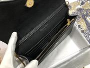 Dior Saddle Pouch (Black Grained Calfskin) S5659CBAA_M900 - 6