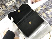 Dior Saddle Pouch (Black Grained Calfskin) S5659CBAA_M900 - 2