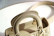 Dior Lady My ABCDIOR Bag (Beige Cannage Lambskin) M0538OCEA_M39U - 4