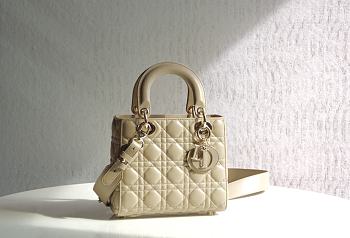 Dior Lady My ABCDIOR Bag (Beige Cannage Lambskin) M0538OCEA_M39U