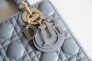 Dior Lady My ABCDIOR Bag (Cloud Blue Cannage Lambskin) M0538OCEA_M81B - 4