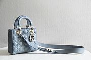 Dior Lady My ABCDIOR Bag (Cloud Blue Cannage Lambskin) M0538OCEA_M81B - 1