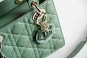 Dior Lady My ABCDIOR Bag (Willow Green Cannage Lambskin) M0538OCEA_M64H - 3