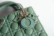 Dior Lady My ABCDIOR Bag (Willow Green Cannage Lambskin) M0538OCEA_M64H - 6
