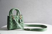 Dior Lady My ABCDIOR Bag (Willow Green Cannage Lambskin) M0538OCEA_M64H - 1