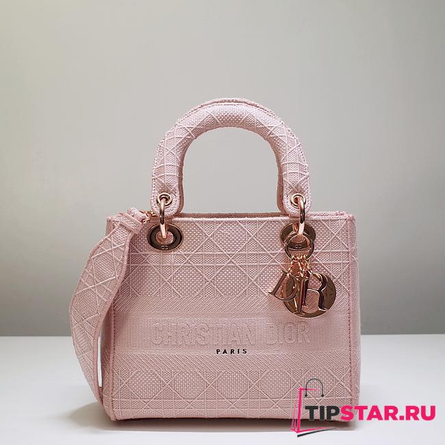 Dior Lady (Light Pink) 44532 Size 24x20x11cm - 1