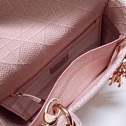 Dior Lady (Light Pink) 44532 Size 24x20x11cm - 4