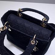 Dior Lady (Black) 44532 Size 24x20x11cm - 4