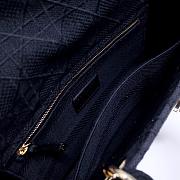 Dior Lady (Black) 44532 Size 24x20x11cm - 6