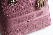 Dior Lady (Pink) 44532 Size 24x20x11cm - 5