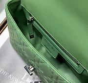 Dior Small Caro Bag (Lime) Supple Cannage Calfskin M9241UWHC_M65H - 2