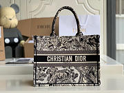 Dior Small Book Tote Trumpet (Black) 36cm 780680 - 1